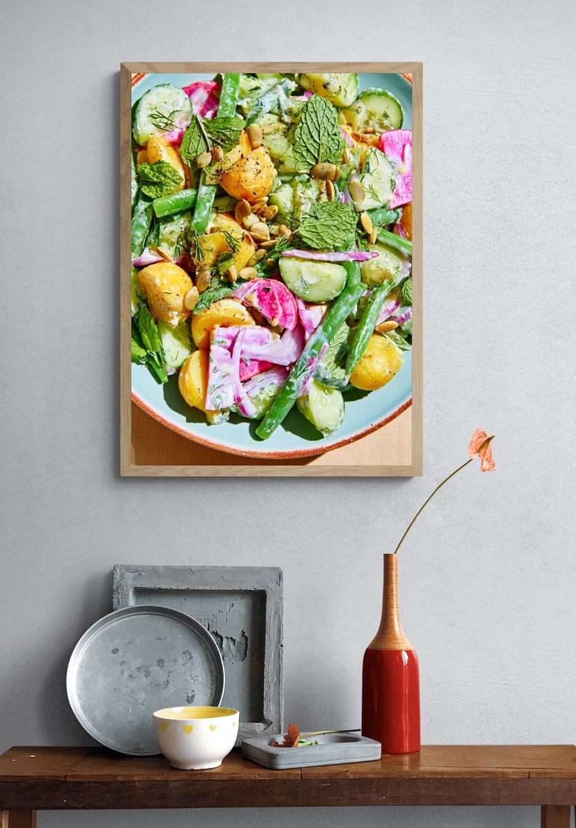 Fresh Vegetable Salad Food-Drink Poster. — room view 3
