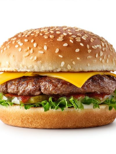 Classic Cheeseburger Photography Poster. poster print