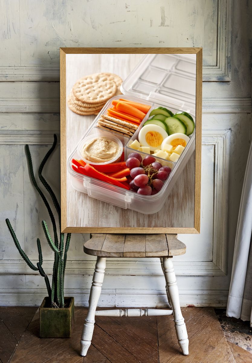 Healthy Snack Box Photography Poster. room preview