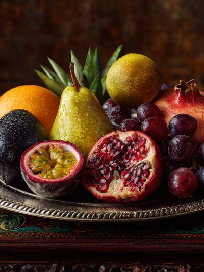 Still Life Fruit Arrangement Poster. poster print