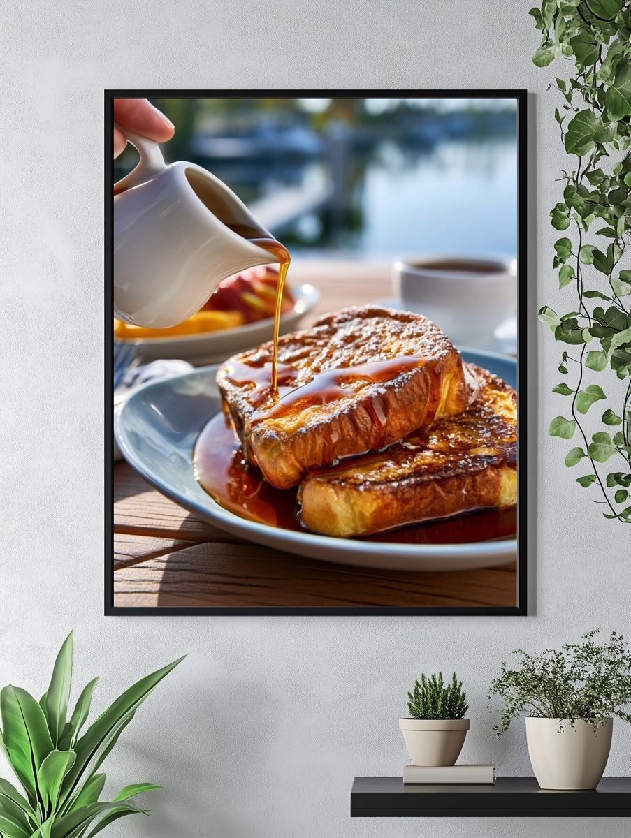 French Toast Breakfast Photography Poster. — room view 4