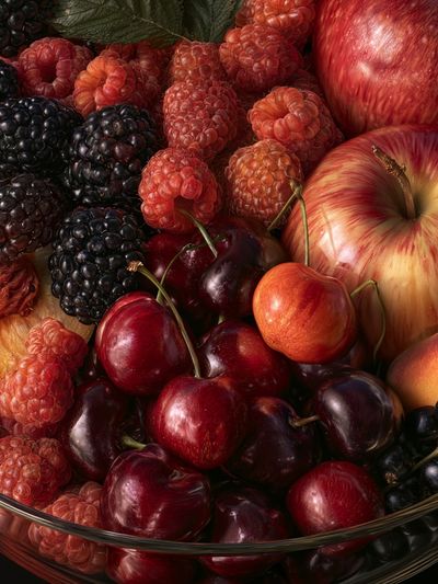 Autumn Fruit Still Life Print.