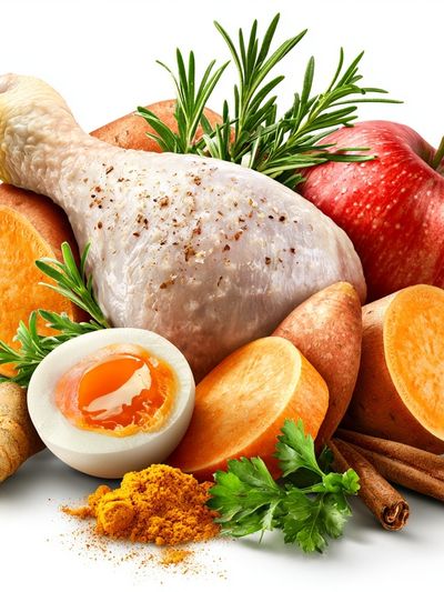 Farm-Fresh Food Still Life Poster.