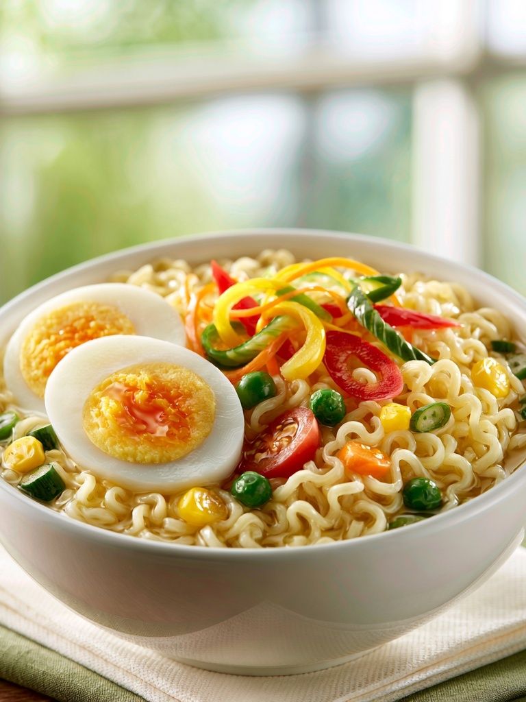 Colorful Ramen Bowl Photography Poster. poster — food-drink art