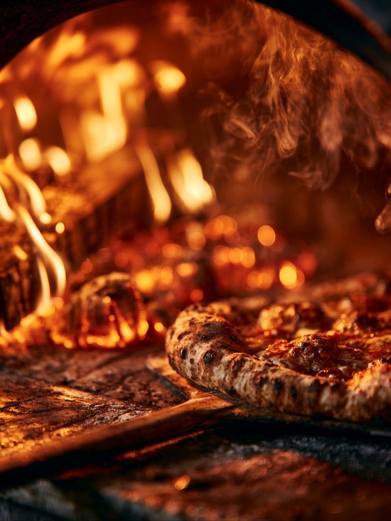 Wood-Fired Pizza Oven Photography Poster. poster detail