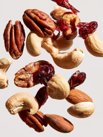 Floating Nuts and Berries Print.