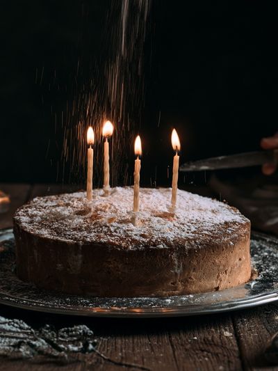 Birthday Cake Candlelight Poster.
