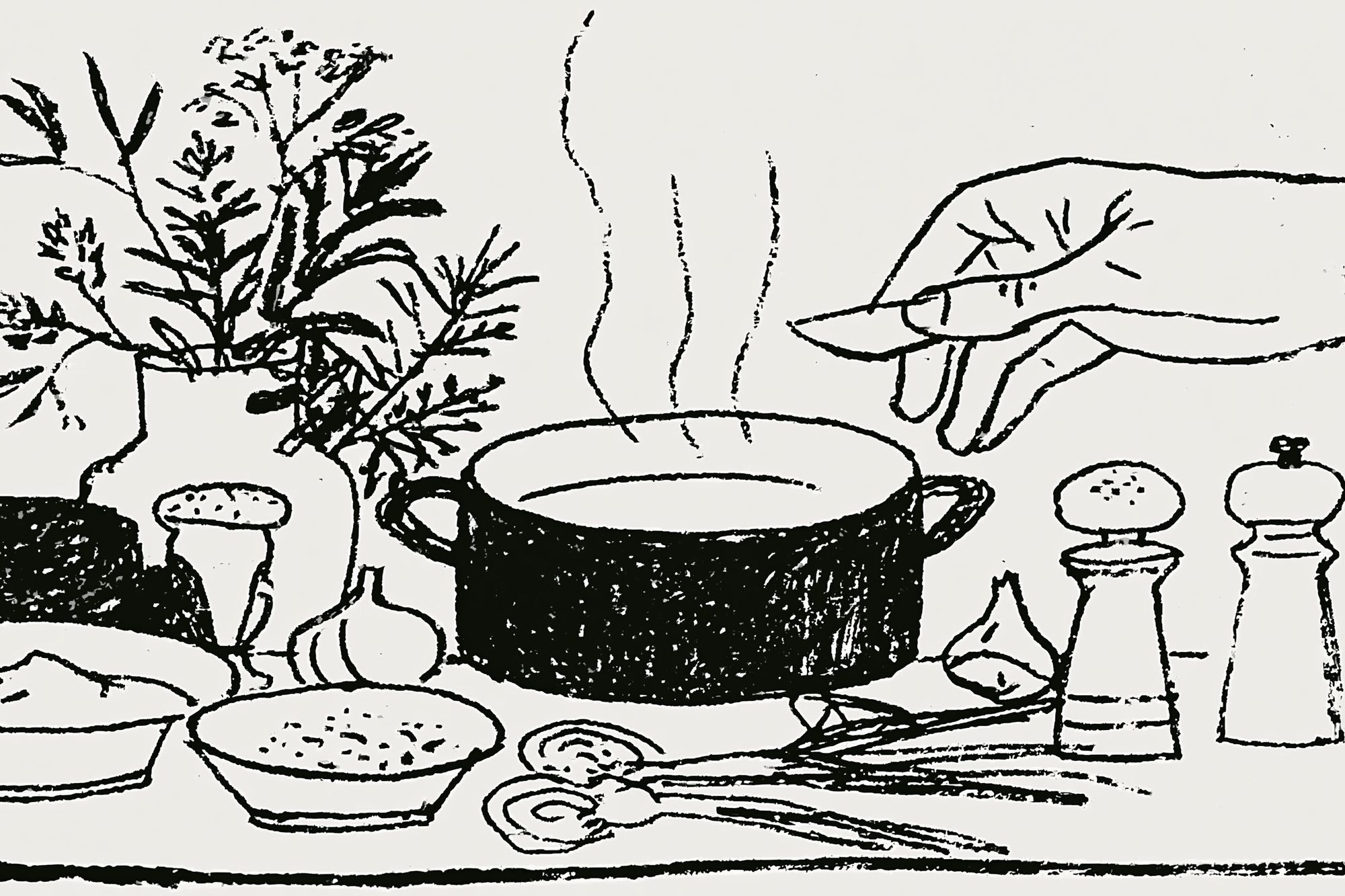 Herbal Kitchen Still Life Print. poster detail