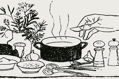 Herbal Kitchen Still Life Print. poster