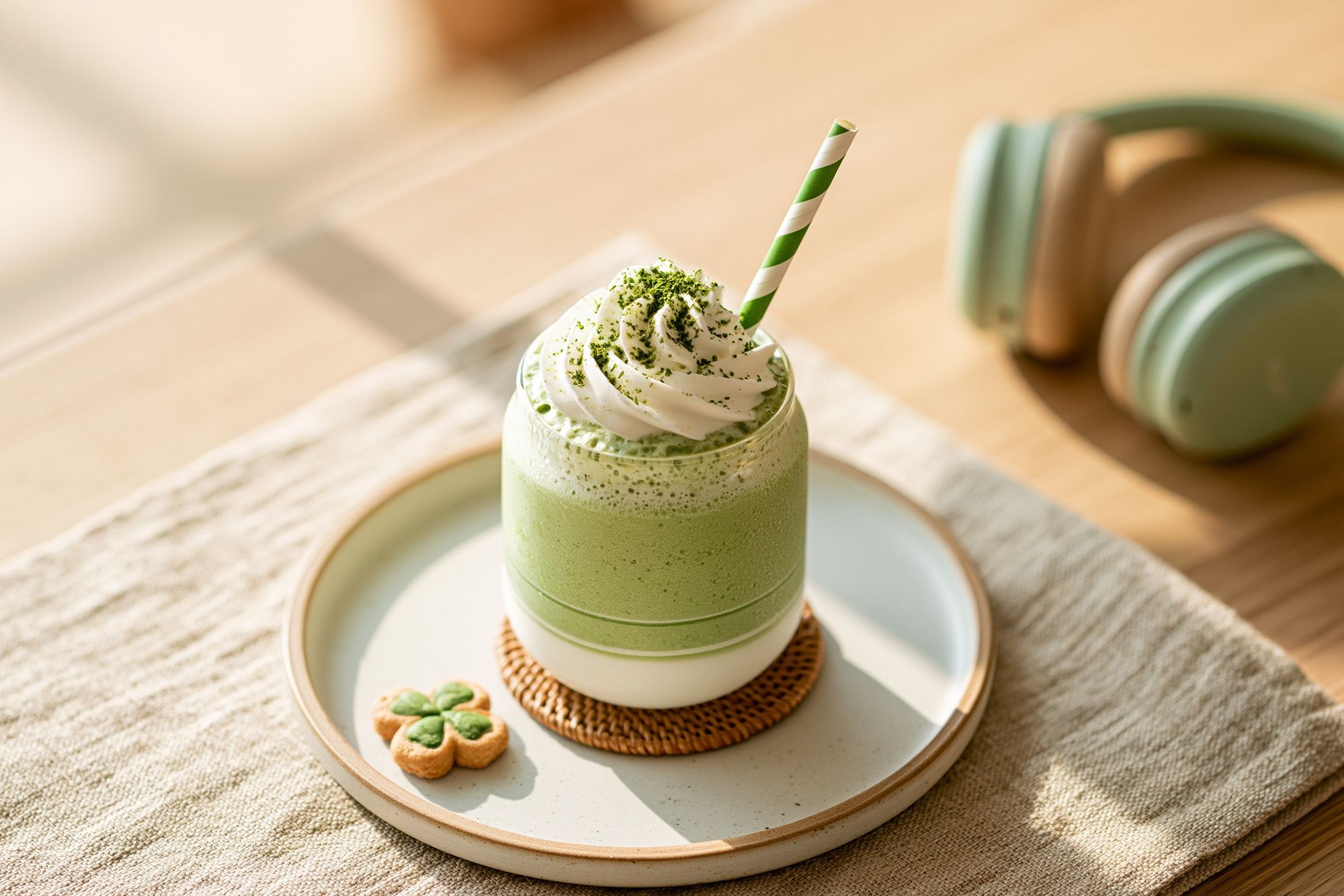 Matcha Latte Still Life Poster. poster detail