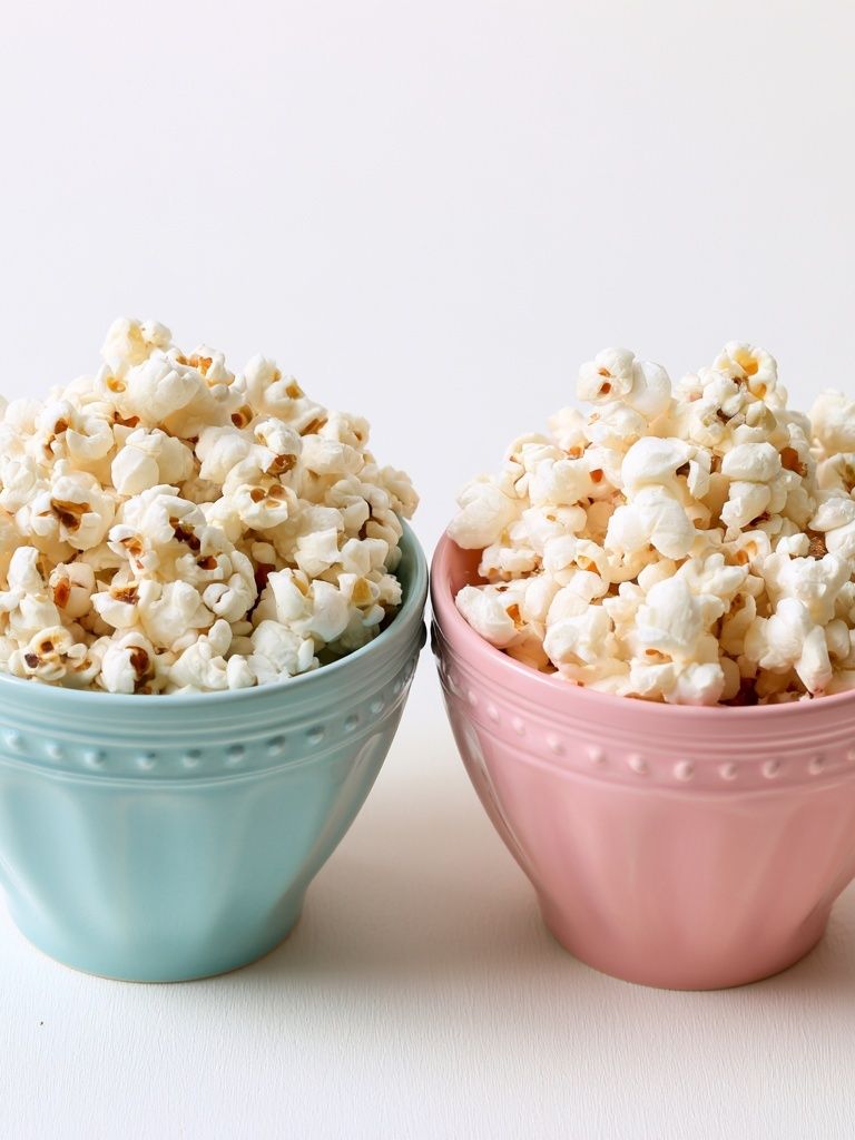 Pastel Popcorn Still Life Poster. poster detail