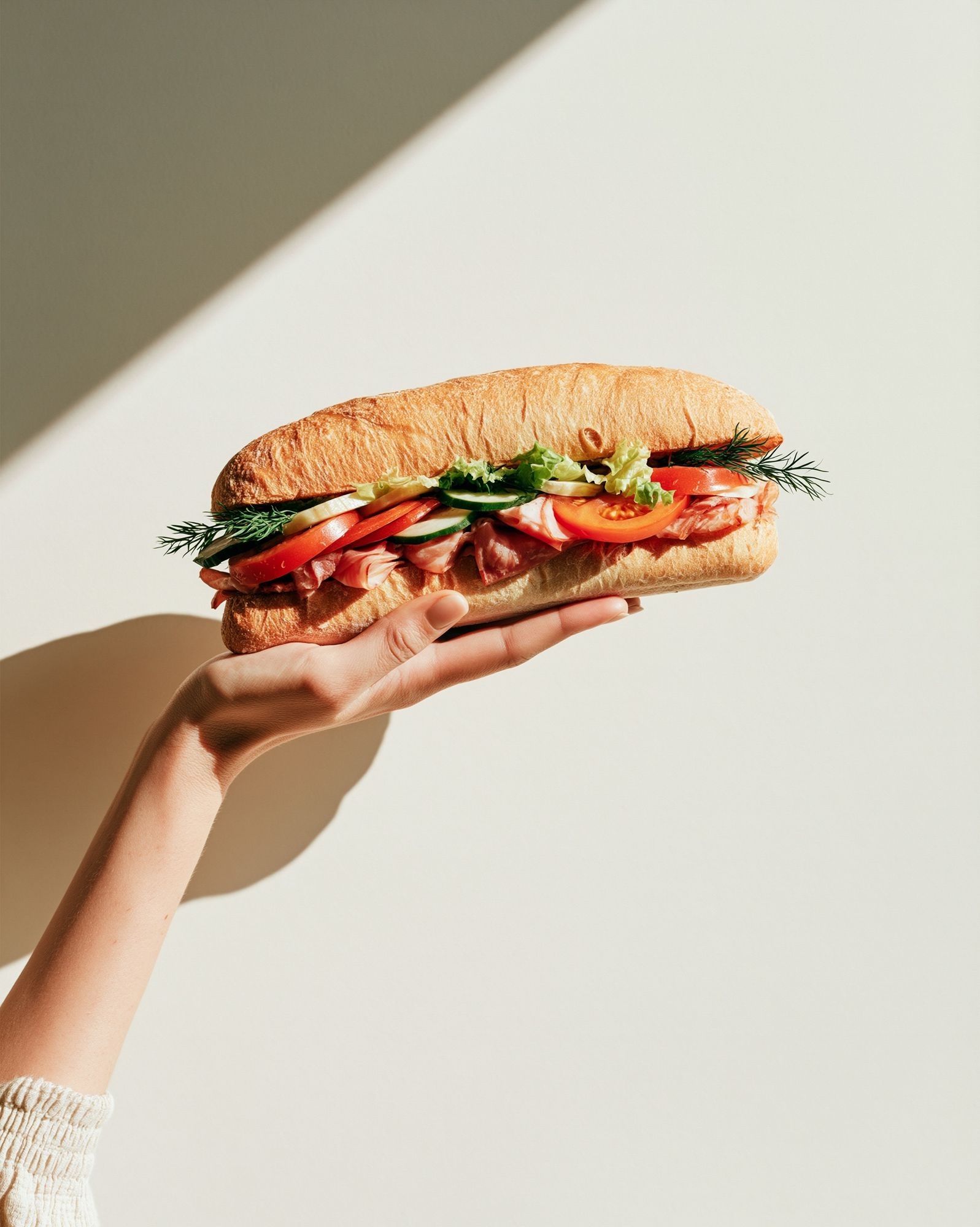 Sandwich Still Life Photography Poster. poster detail