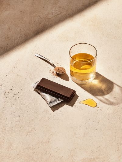 Chocolate and Whiskey Still Life Poster.