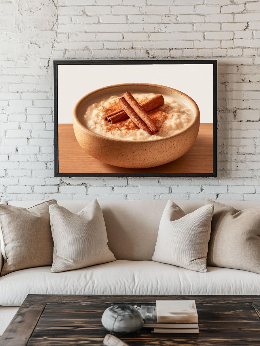 Cinnamon Rice Pudding Print. — room view 1