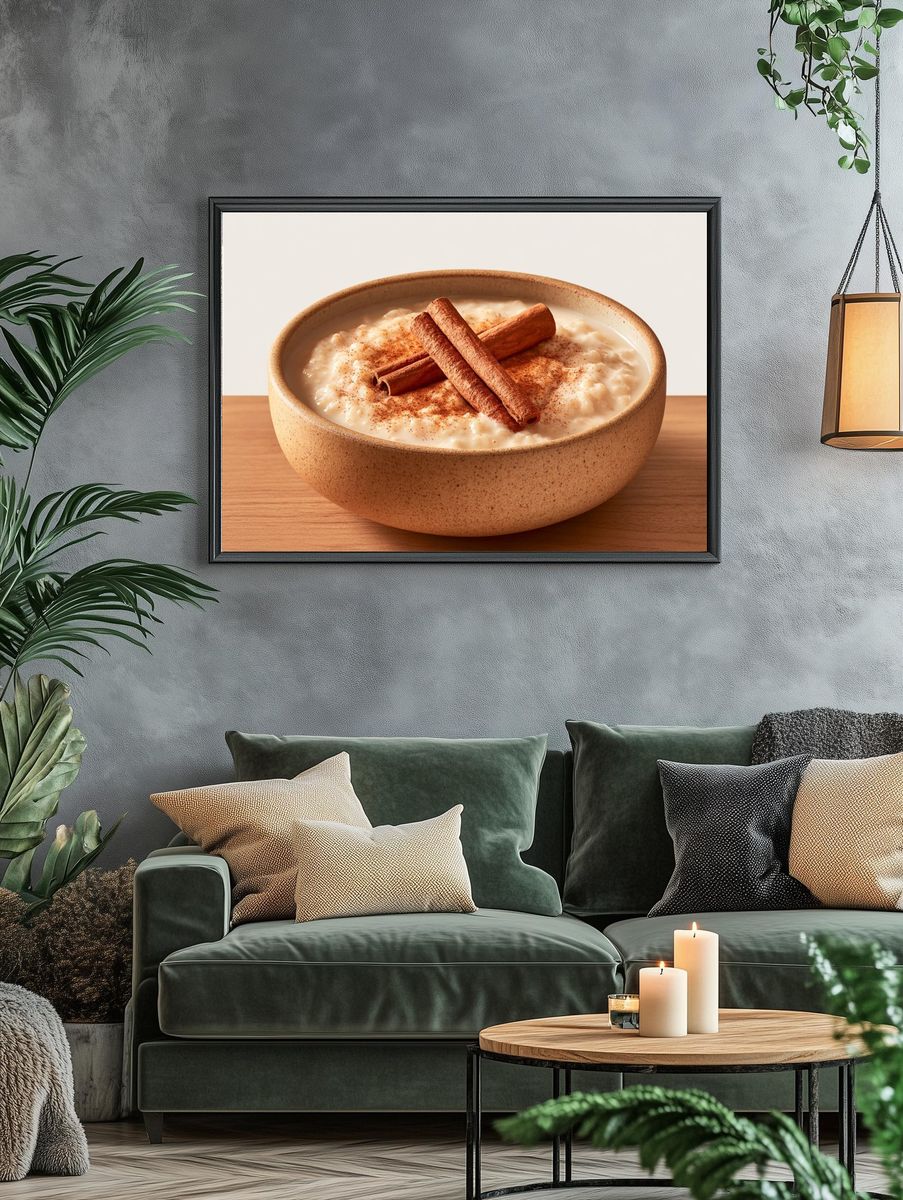 Cinnamon Rice Pudding Print. — room view 4