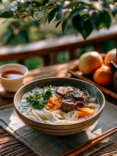 Japanese Noodle Bowl Photography Poster.
