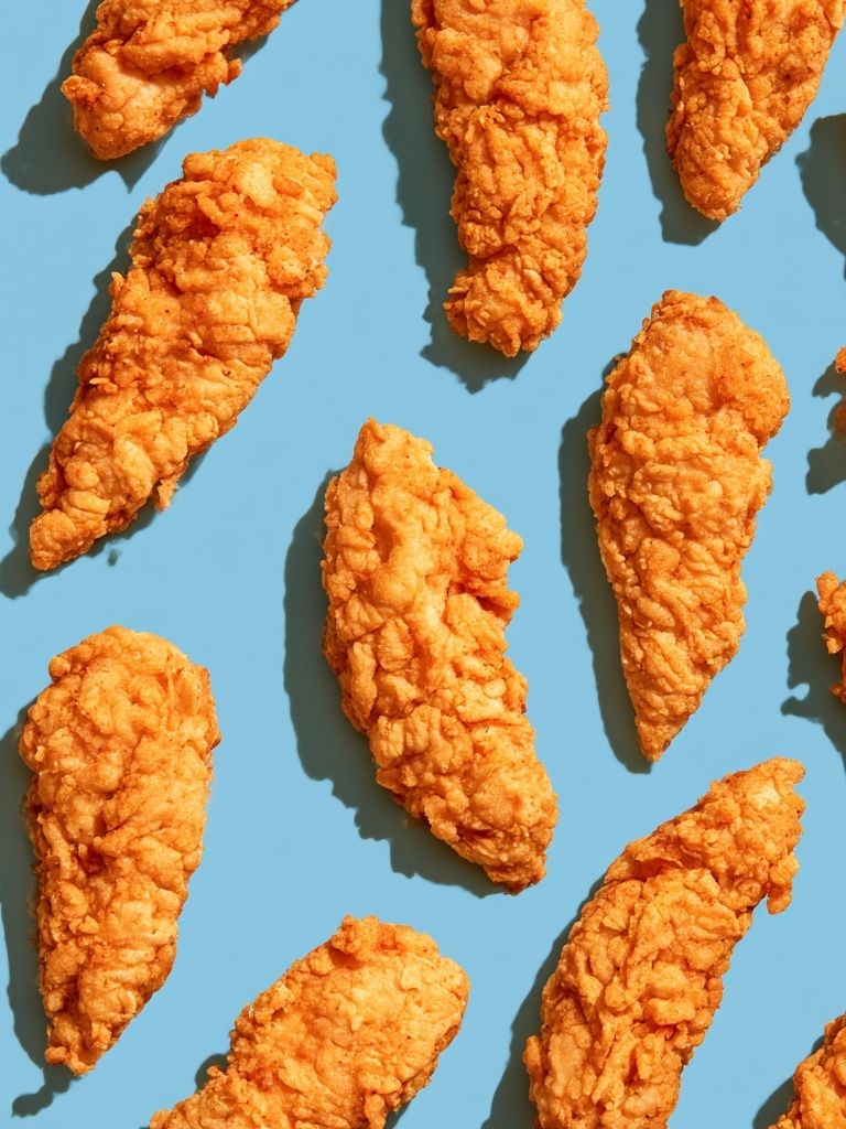 Fried Chicken Pattern Poster. poster detail