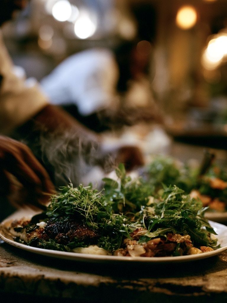 Gourmet Dinner Table Photography Poster. poster detail