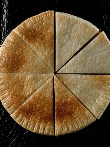Golden Flatbread Still Life Poster. poster detail