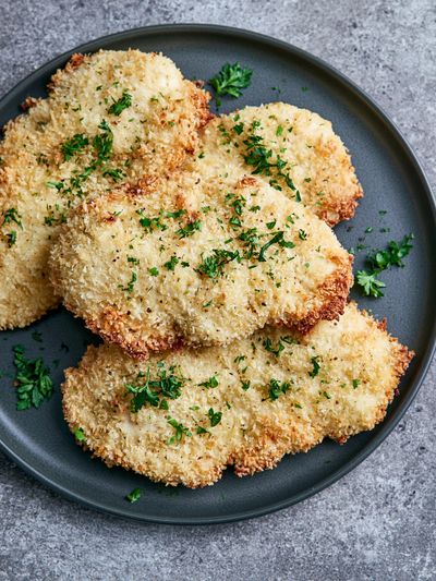Crispy Breaded Cutlets Food Print.