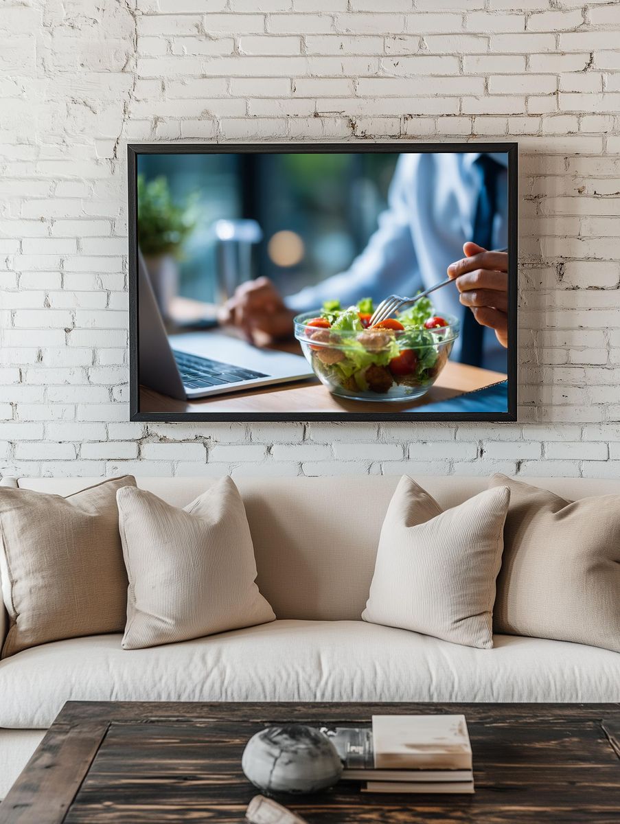 Healthy Work Lunch Photography Poster. — room view 1