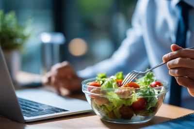 Healthy Work Lunch Photography Poster. poster print