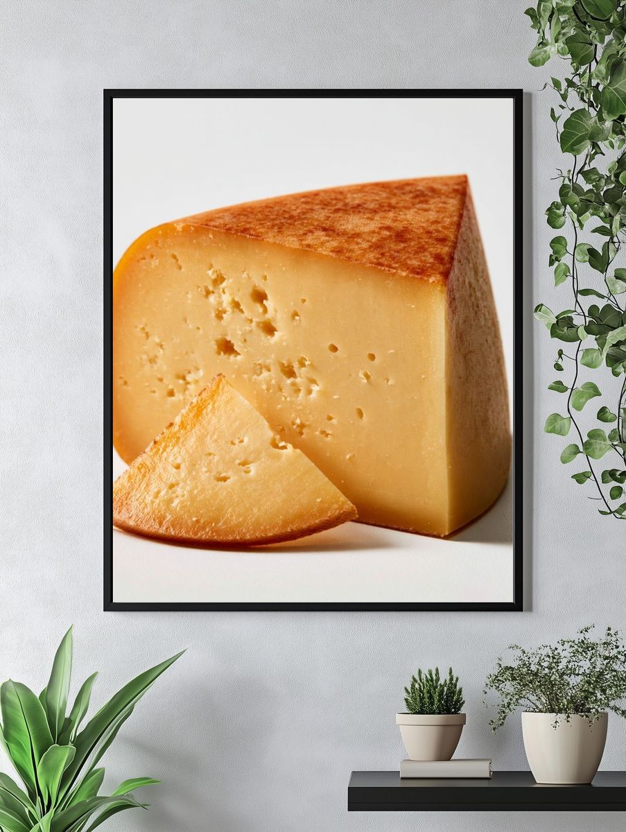 Aged Cheese Still Life Print. — room view 4