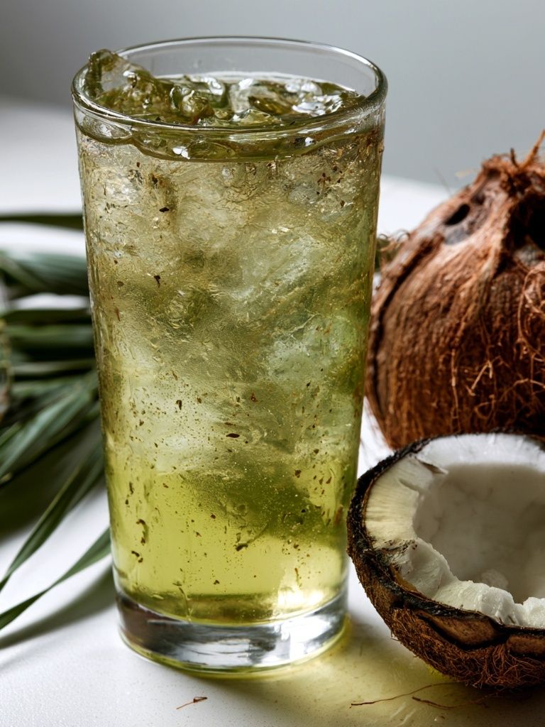 Coconut Drink Still Life Poster. poster detail