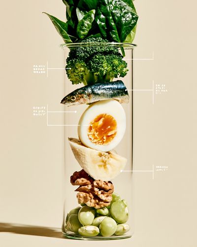 Layered Food Still Life Poster. poster