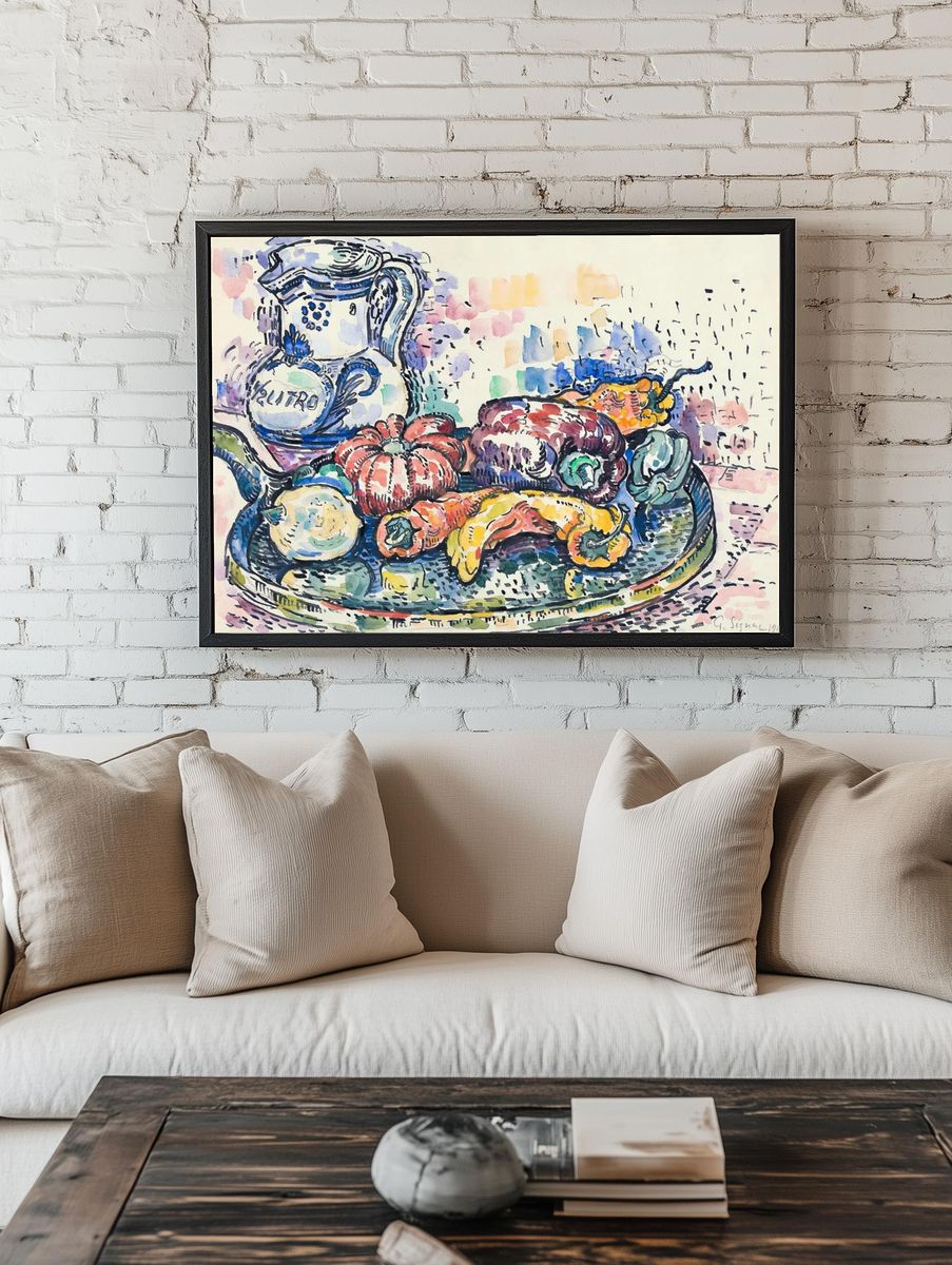 Colorful Vegetables Still Life Poster. room preview