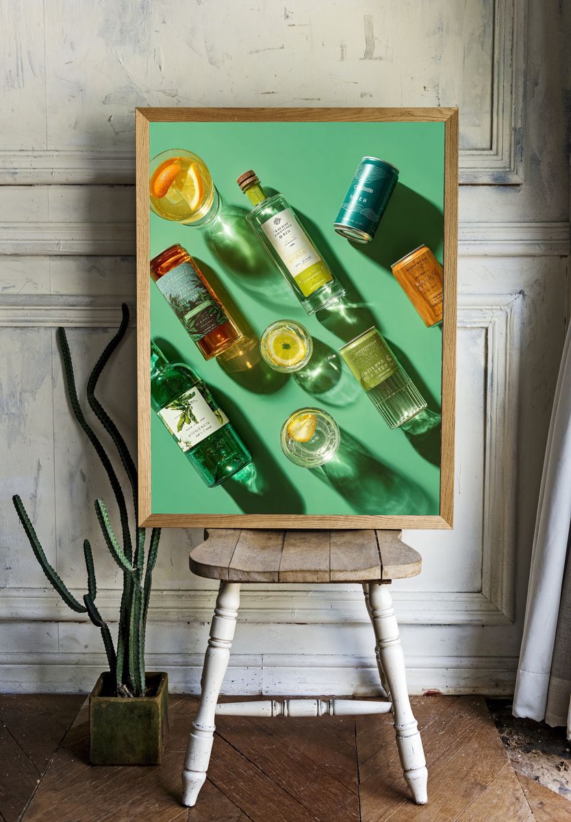 Refreshing Beverages — Food & Drink Print. — room view 1