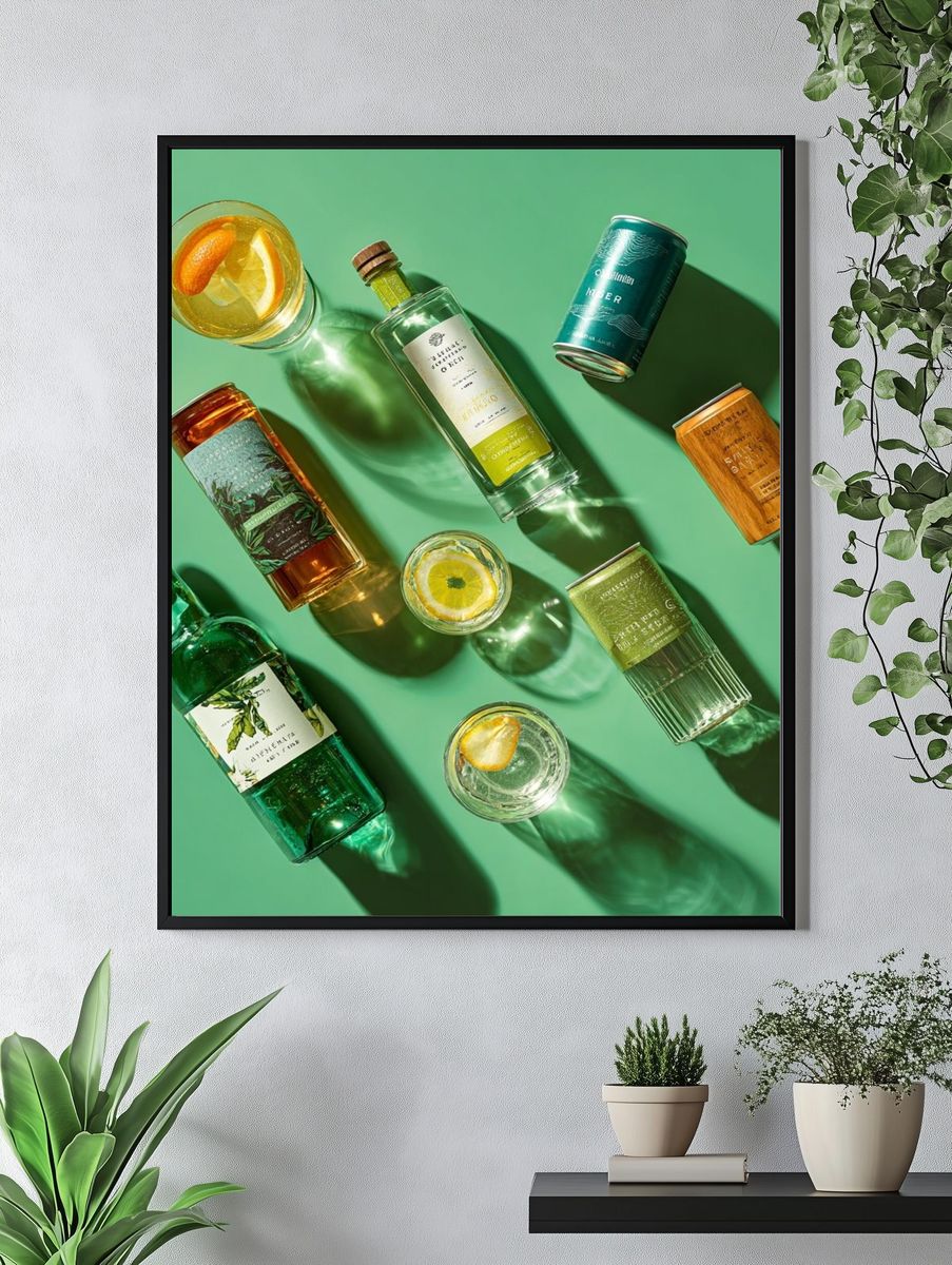 Refreshing Beverages — Food & Drink Print. — room view 4