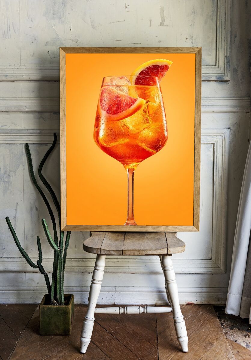 Refreshing Cocktail — Food & Drink Print. — room view 1