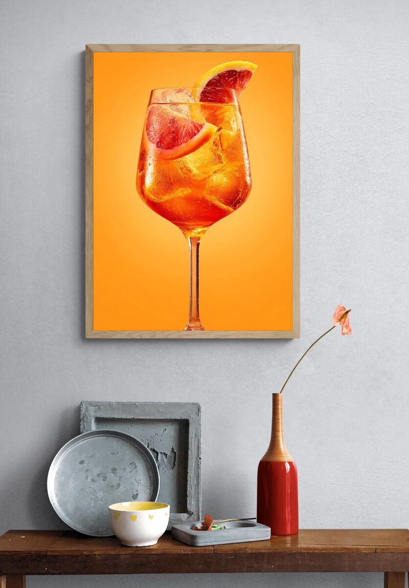 Refreshing Cocktail — Food & Drink Print. — room view 3