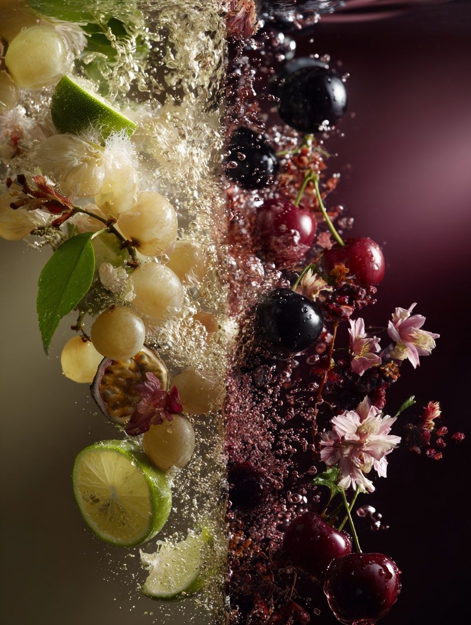 Refreshing Fruit Splash — Food & Drink Print. poster detail