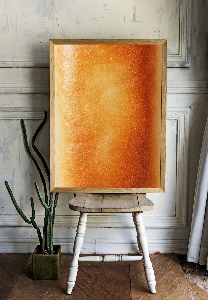 Golden Bread Loaf — Food Print. — room view 1