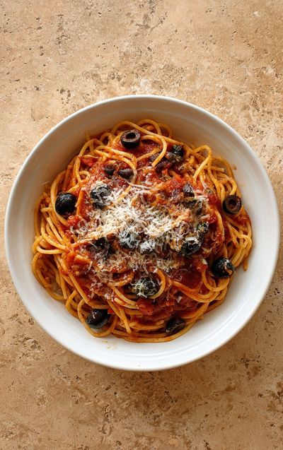 Spaghetti with Olives