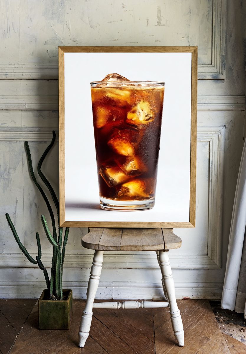 Iced Cola Drink Poster. — room view 1