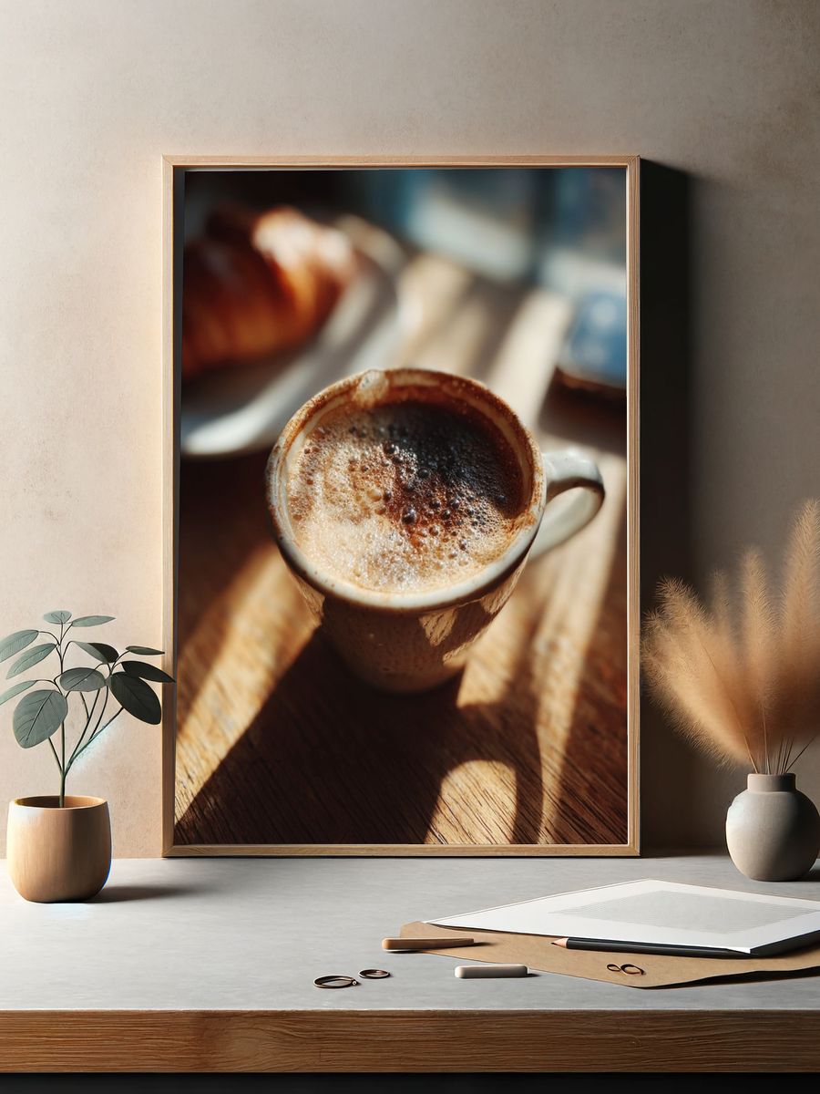 Coffee Cup — Food & Drink Print. — room view 2