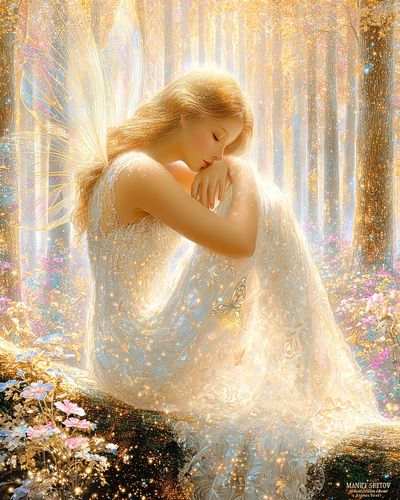 Enchanted Fairy Dreams — Fantasy Print. poster print