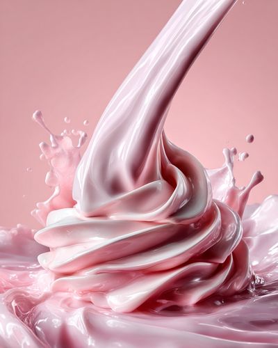 Pink Cream Splash — Photography Print. poster print