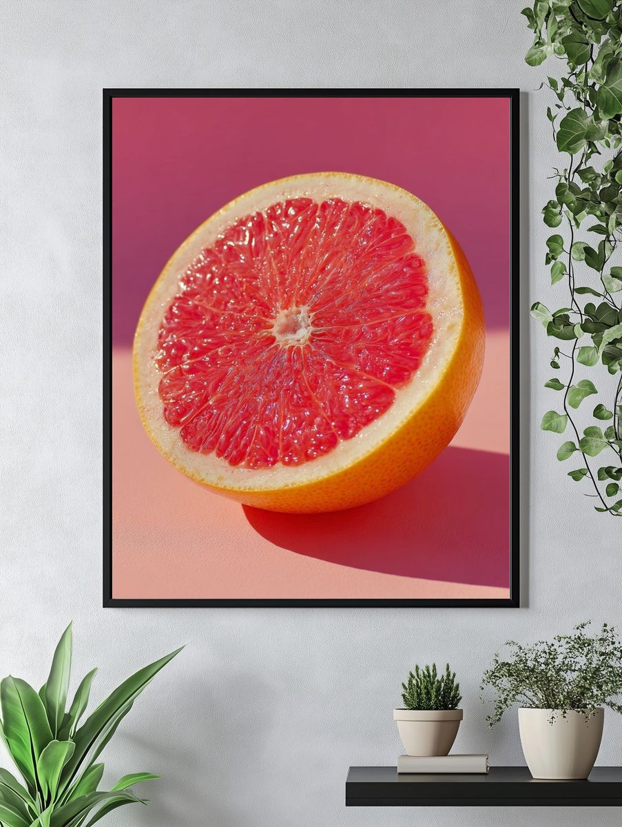 Grapefruit Slice — Food Print. — room view 4