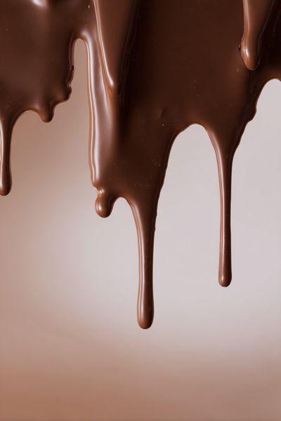 Melting Chocolate Drips — Food Print. poster print