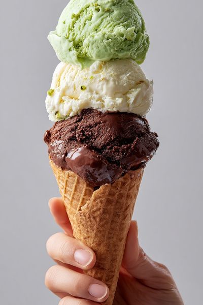Ice Cream Cone — Food Print. poster print