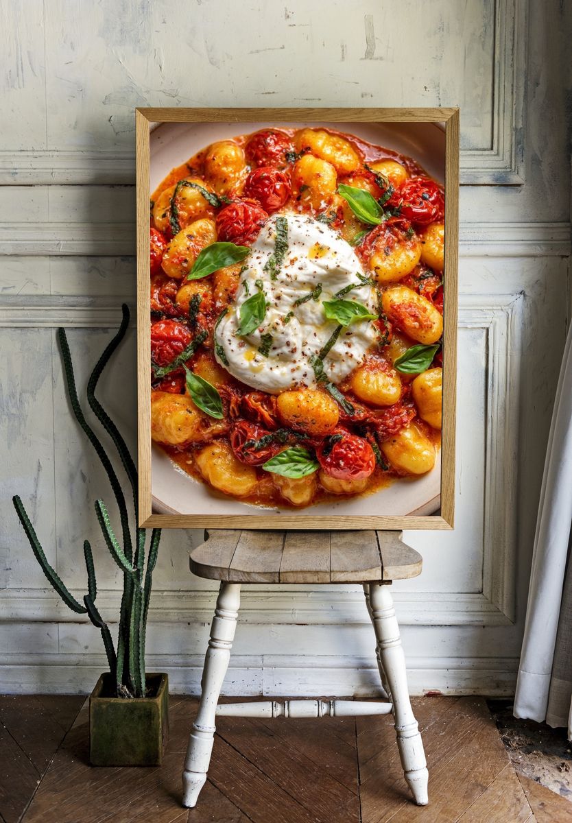 Gnocchi with Burrata — Food Print. — room view 1