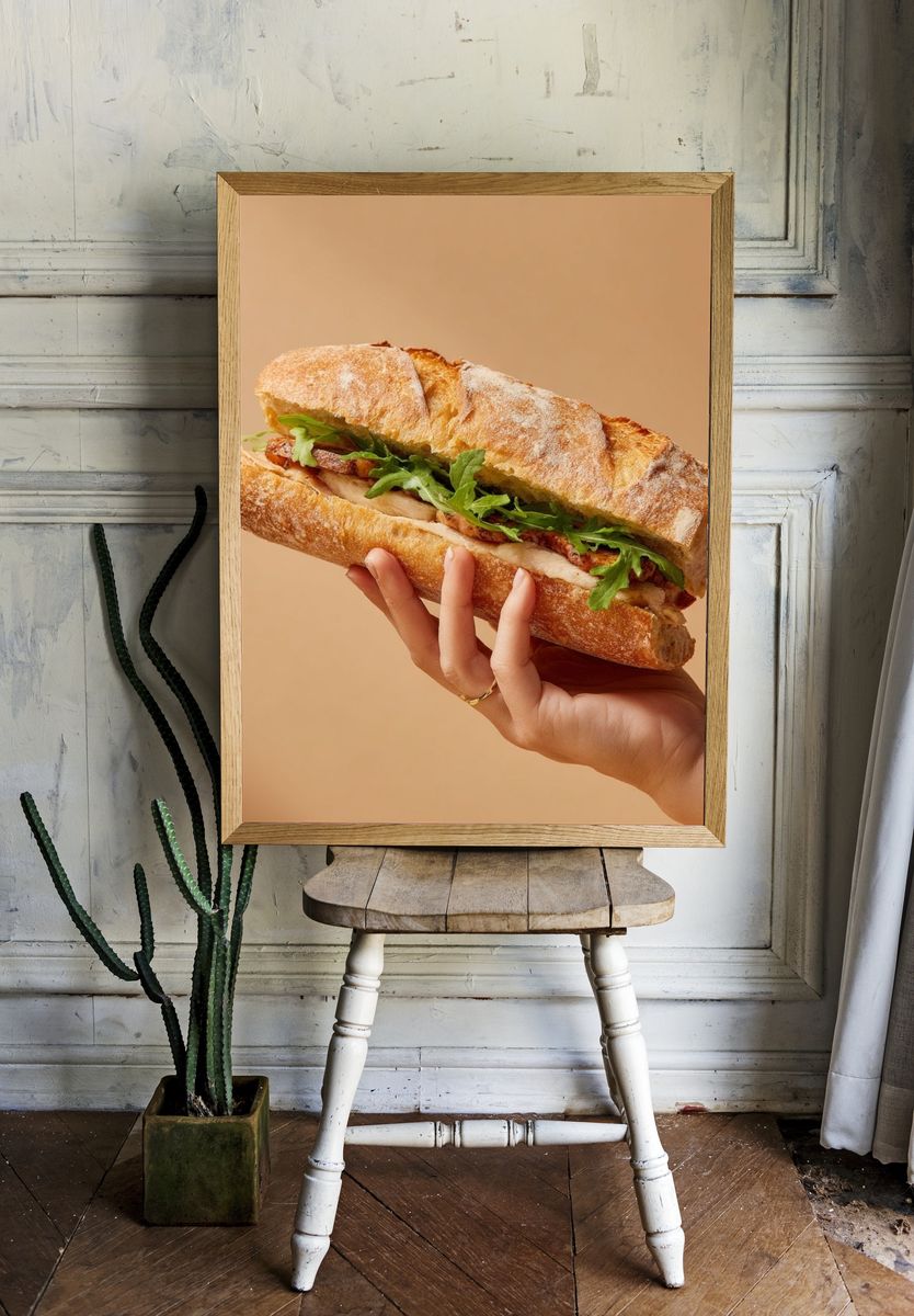 Gourmet Sandwich — Food Print. room preview