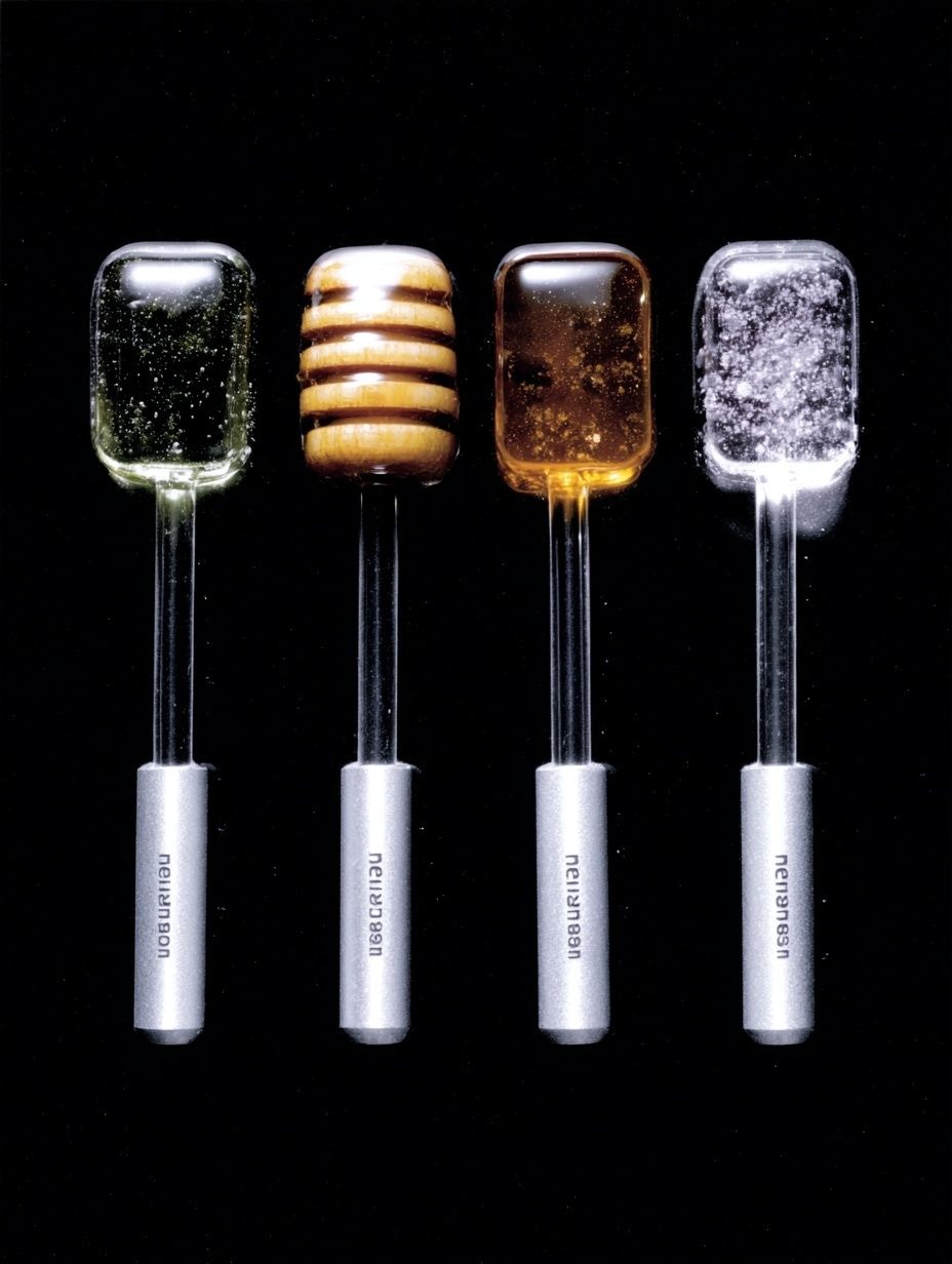 Artisan Honey Dippers — Food Photography Print. poster detail