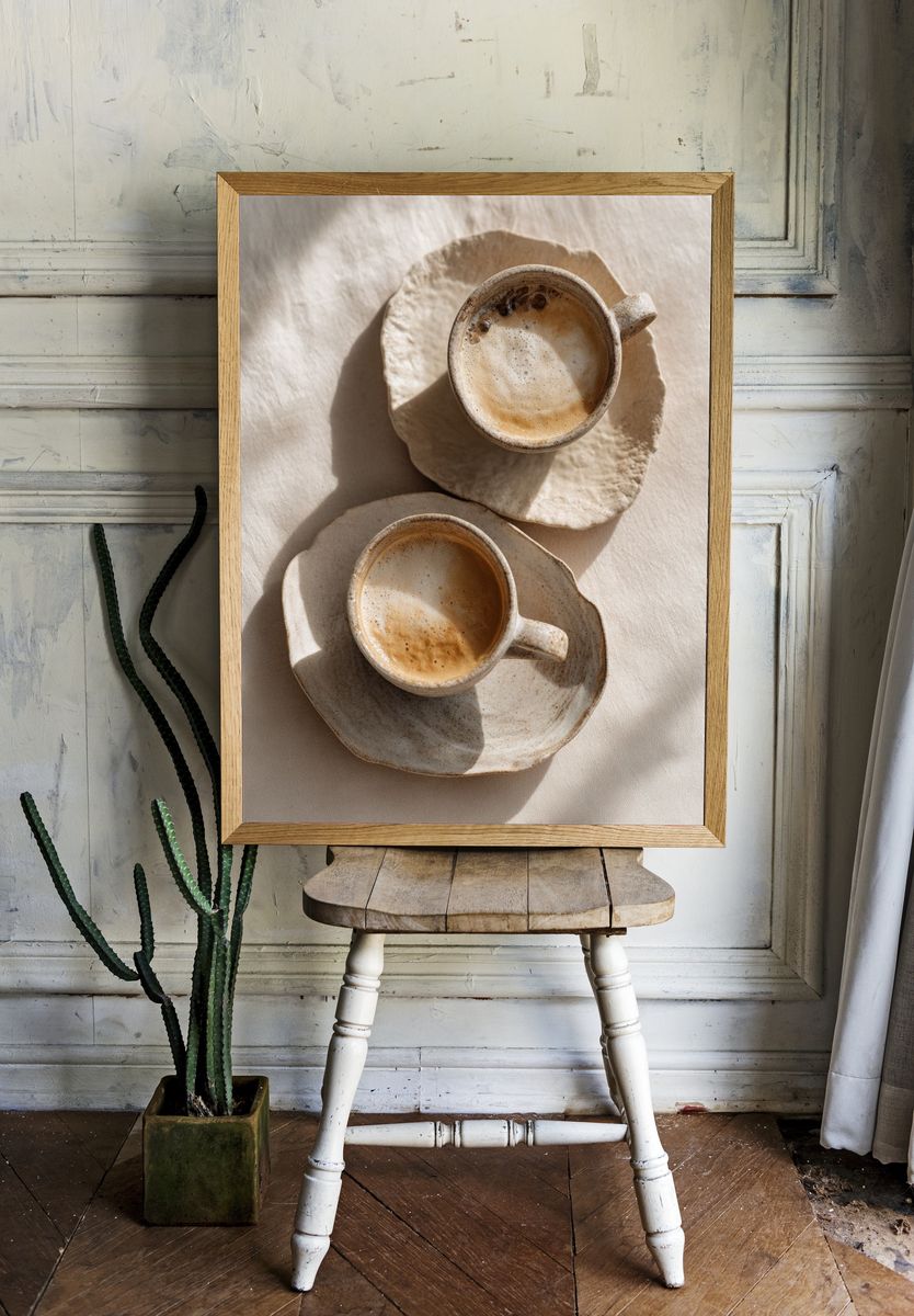Coffee Cups — Food & Drink Print. room preview