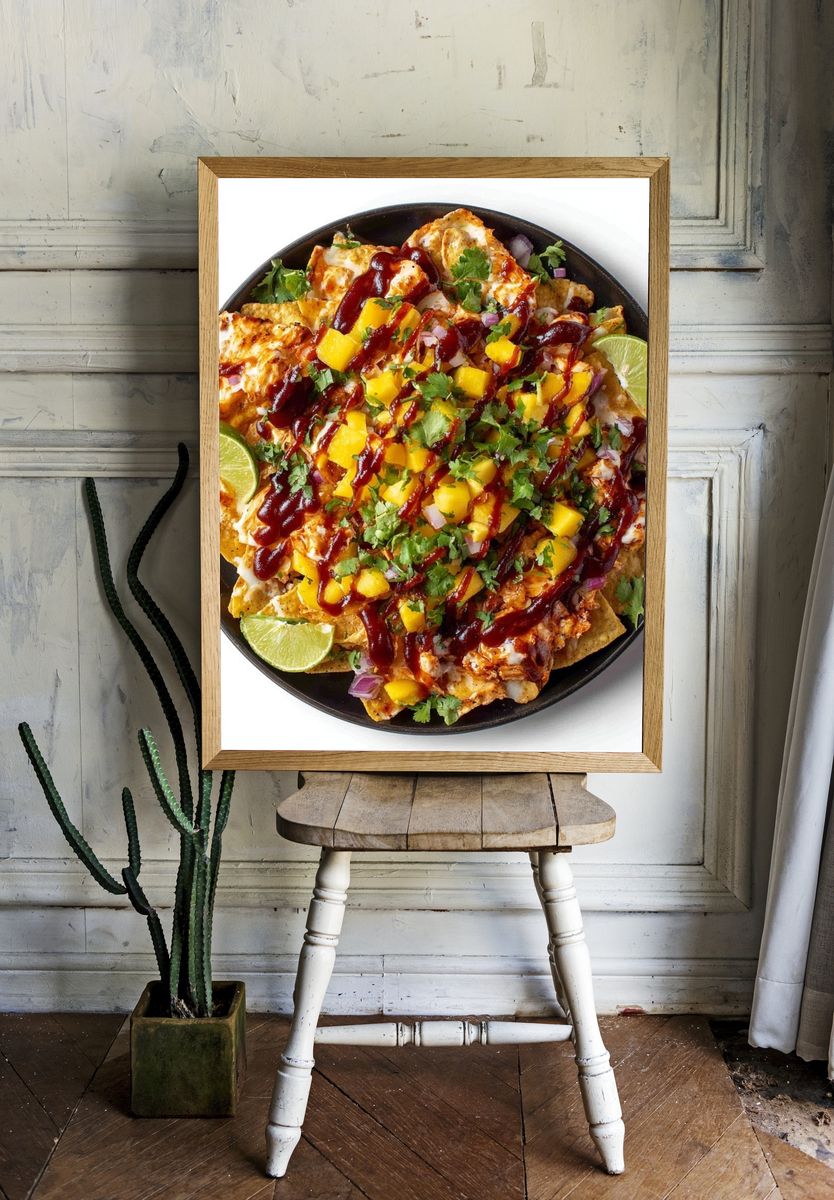 Delicious Nachos — Food Print. — room view 1