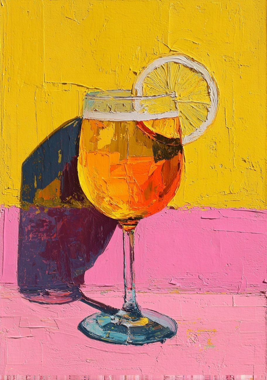 Refreshing Drink — Colorful Art Print. poster detail
